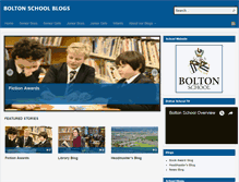 Tablet Screenshot of boltonschool.me